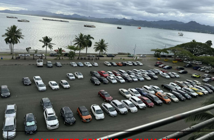 Completed sealing at Suva City Council car park