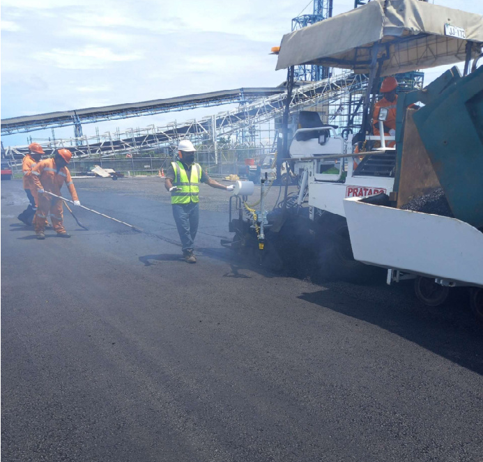 Paving at Lautoka Port Container Yard 3